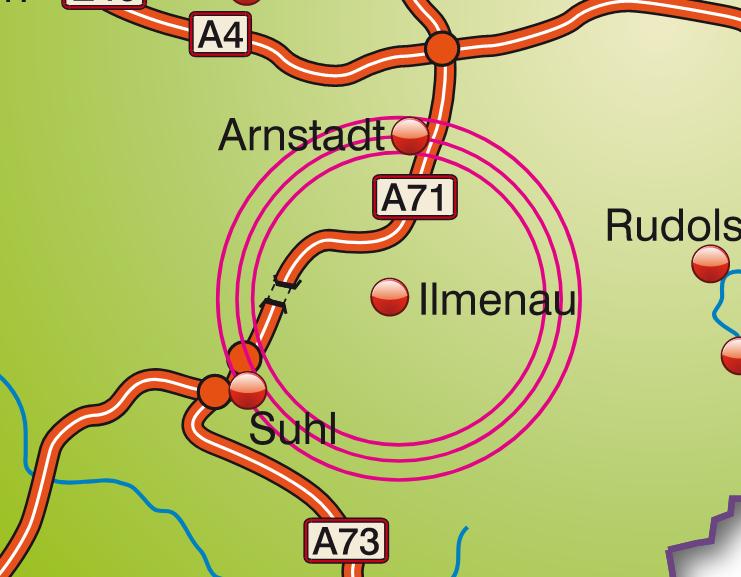 Raumausstatter Tresselt - Straßenkarte Gebiet
